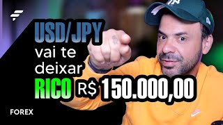 O USD/JPY Vai te deixar RICO! | Fimathe | FOREX