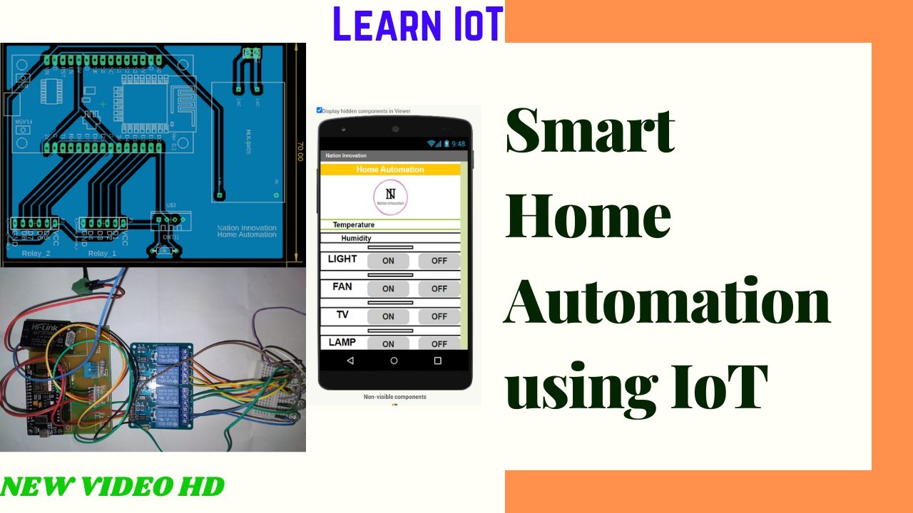 Project : Smart Home Automation | Step by Step | Mobile App Based