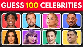 Guess the Celebrity in 3 Seconds ⭐ | 100 Most Famous People | 2026 Quiz