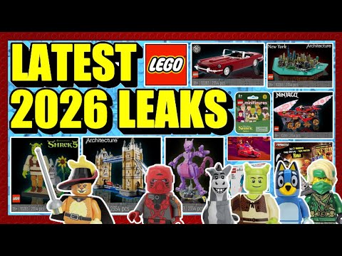 INSANE NEW LEGO LEAKS! Shrek, Architecture, Pokemon, Icons, Ninjago, CMF & MORE!