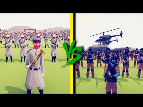 MODERN ARMY vs WW2 ARMY - Totally Accurate Battle Simulator TABS