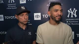 José Caballero on switching dugouts after in-game trade