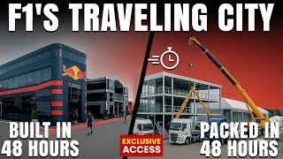 Inside F1's Secret City: How The Paddock Travels The World | Behind The Scenes