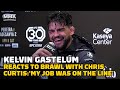 Kelvin Gastelum Reacts To Brawl With Chris Curtis: ‘My Job Was On The Line’ | UFC 287 | MMA Fighting