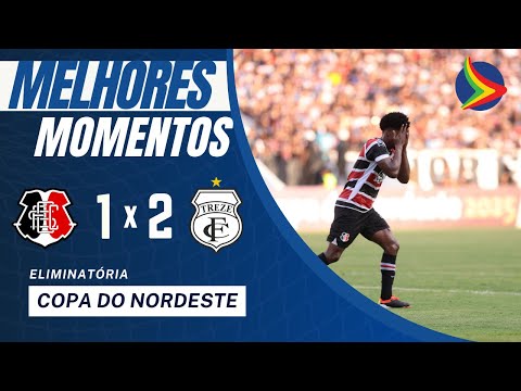 SANTA CRUZ 1 X 2 TREZE-PB - MELHORES MOMENTOS - Eliminatória Copa do Nordeste - 04.01.25