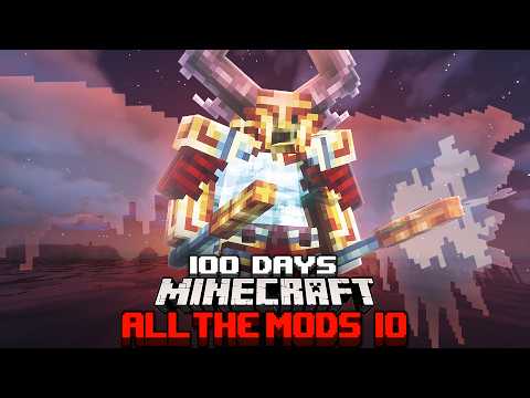 We Spent 100 Days in All The Mods 10 in Minecraft