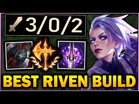 BEST RIVEN SNOWBALL BUILD FOR END SEASON 10! (Challenger Riven Guide) - League of Legends