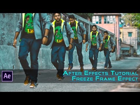 After Effects Tutorial: Freeze Frame Effect