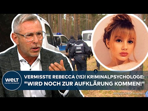 VERMISSTE REBECCA (15): "Wird noch zur Aufklärung dieser Straftat kommen!" Kriminalpsycholge sicher!