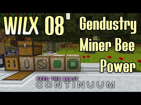 08 - Gendustry, Miner Bee, Power - FTB Continuum