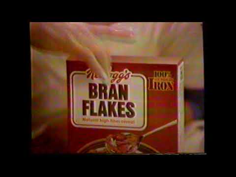 1985 Kellogg's Bran Flakes "Keeps you fit, inside" TV Commercial