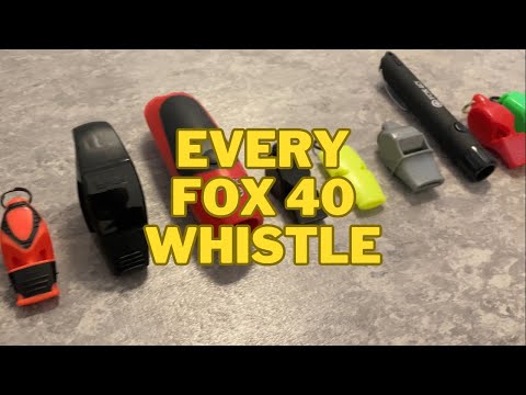 Fox 40 Whistle Test - Every model - Sound & dB comparison