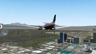 X-Plane Mobile King Air C90 Landing at Manila