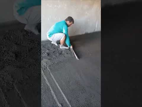 finalizando o contrapiso