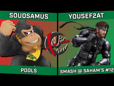 Soudsamus (Donkey Kong) vs Yousef2AT (Snake) - Smash @ Saham's #12