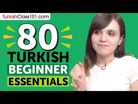 Learn Turkish: 80 Beginner Turkish Videos You Must Watch