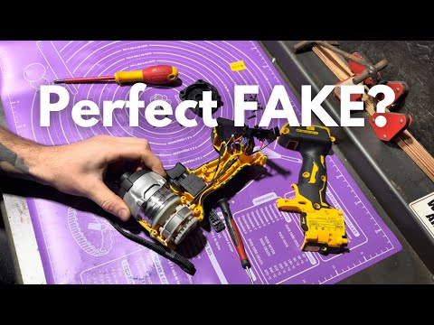 Have we found the perfect FAKE?? 18v Dewalt impact driver. Lets strip it down + test - DCF 860 -