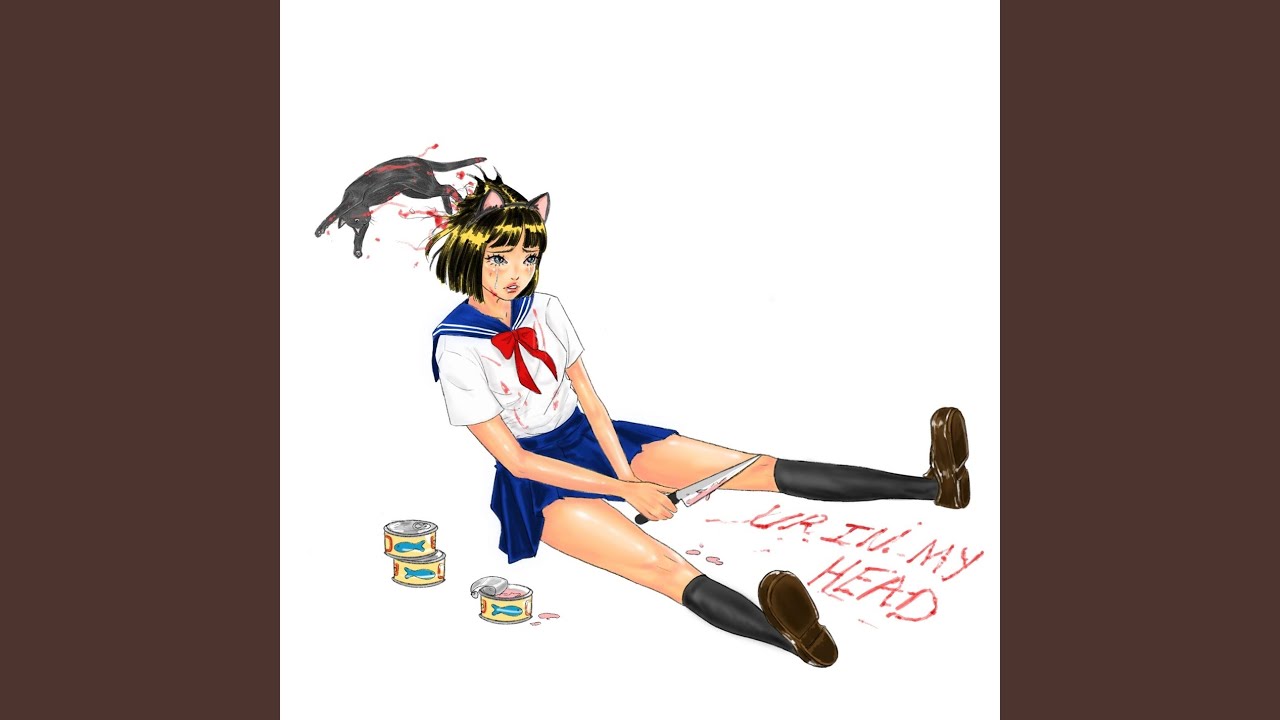 Cover for the song 'UR IN MY HEAD' by artist(s) 'Ufo361, Monty Datta, Hinshi'