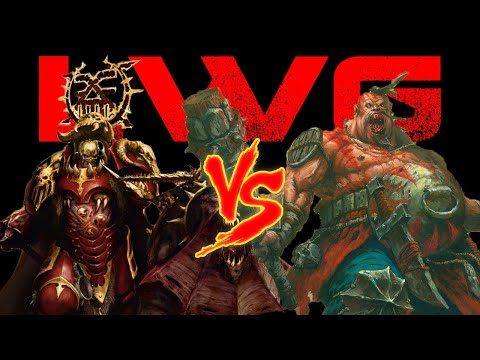 LWG: *NEW* Ogor Mawtribes vs Khorne 2000 Point Age of Sigmar Battle Report