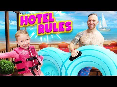 Gabby shares the rules of conduct in a waterpark hotel!