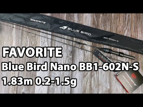 Спінінг Favorite Blue Bird Nano BB1-602 N-S 1.83 m 0.2-1.5 g