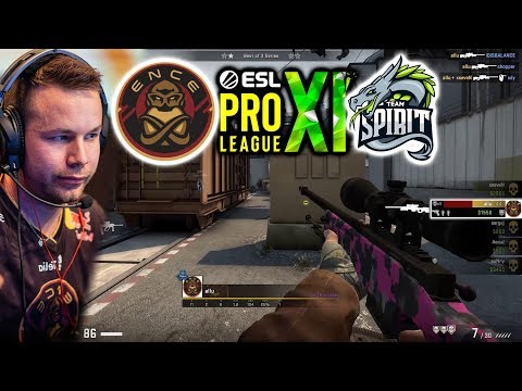 ENCE ALLU ON FIRE vs Spirit Highlights POV | Train | ESL Pro League Season 11
