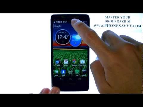 Motorola Droid Razr M - How Do I View Notifications Panel and Clear it Out