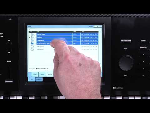 The New Korg Kronos: Video Manual Part 6 - Global, Disk, Management