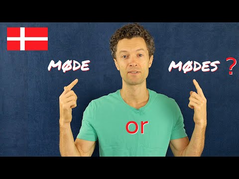 "To Meet" in Danish - MØDE or MØDES?