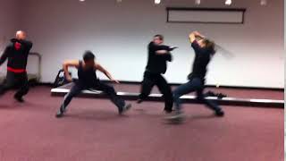 G.I Joe Retaliation rehearsal of Snake Eyes & Storm Shadow team up video