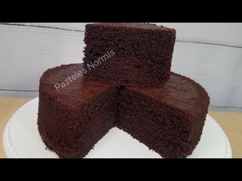 PAN DE CHOCOLATE CON MANTEQUILLA/muy humedo para pasteles en fondant o asi solito