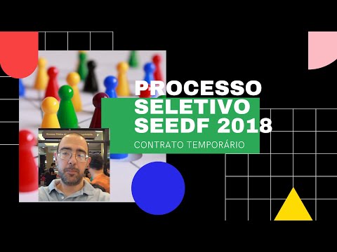 Processo seletivo para SEDF