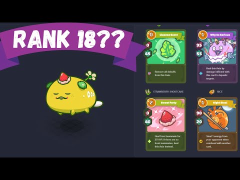 RANK 18 STRAWBERRY SHORTCAKE + SERIOUS SHRIMP | AXIE INFINITY SEASON 20 ft. The Great Duss