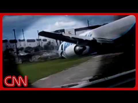 New video shows pilot escaping crashed Amazon plane in Miami
