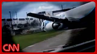 Amazon cargo plane overshoots Miami runway; pilot seen on video escaping aircraft