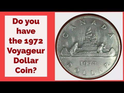 1972 Canadian Voyageur $1 Coin Varieties and Value #gsjj #challengecoins #CustomChallengeCoins