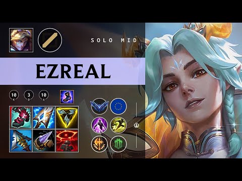 Ezreal Mid vs Yasuo - EUW Diamond Patch 26.01