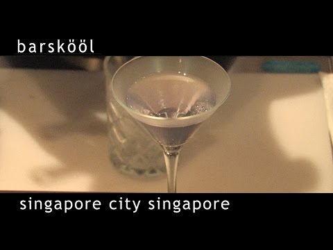 how to make a violet martini - fine spirits singapore - barskool cocktail recipe