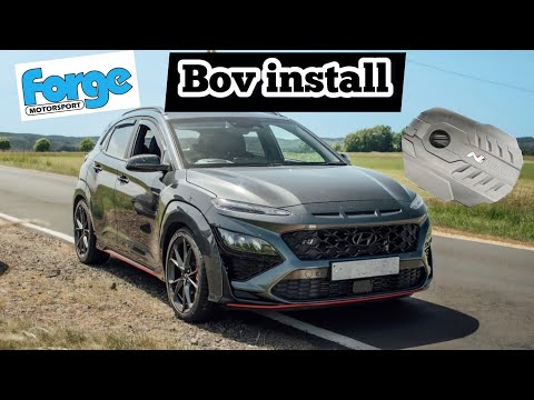 Hyundai kona N forge motorsport Bov install