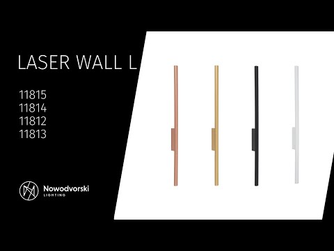 Бра, настінний світильник Nowodvorski 11813 Laser Wall L 2x10W IP20 білий