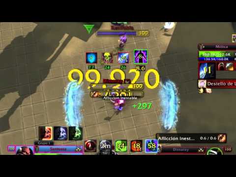 WoW | DK Frost 3v Ebola Cleave con Rufux y ElPutoKeni | Warlords of Draenor 6.2.4