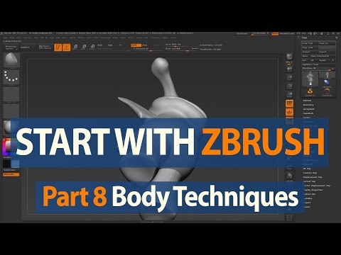 How to Start with ZBrush - Body Sculpting Techniques - Part 8