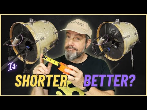 Do Deeper Bass Drums Really Produce A More Powerful Tone?  Let's Do An Experiment And See...