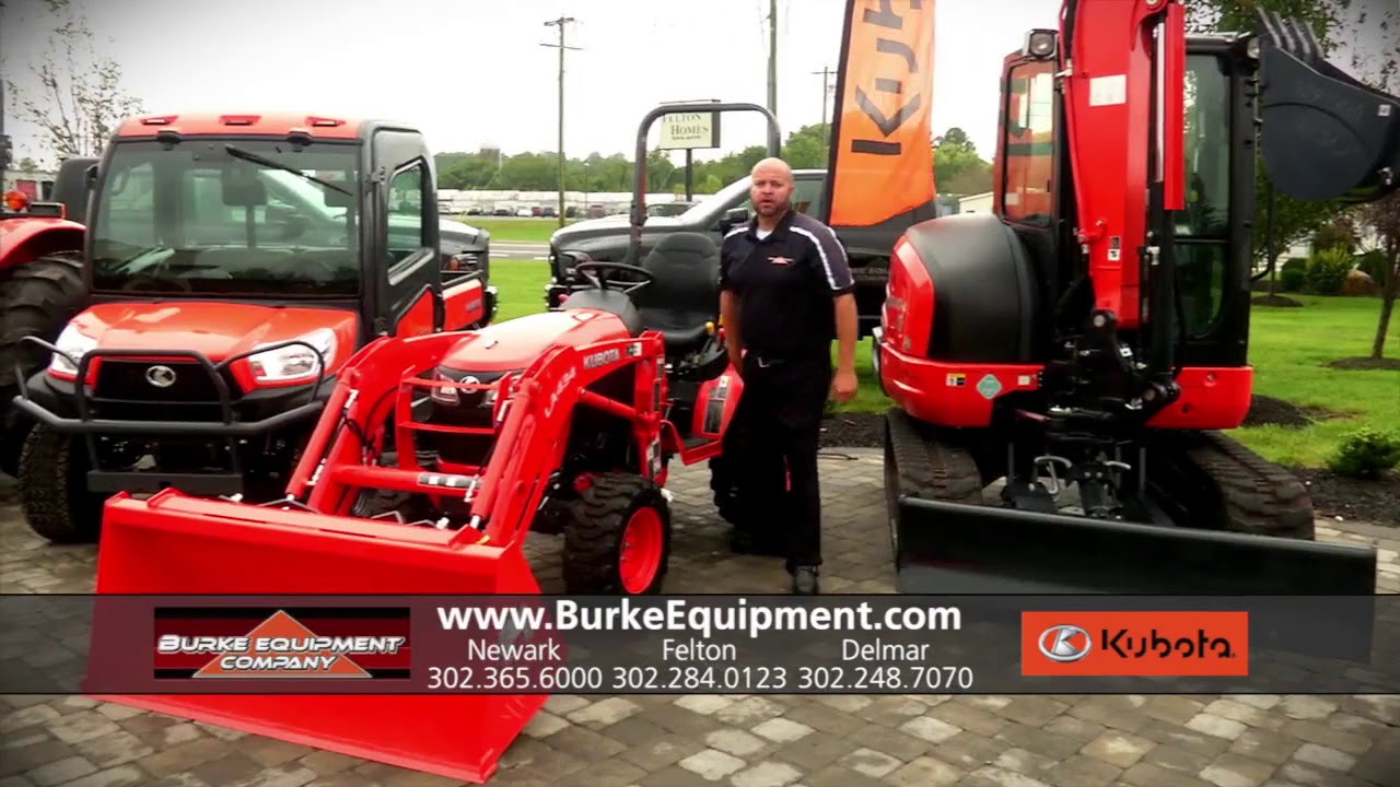 Burke Equipment Kubota Ad
