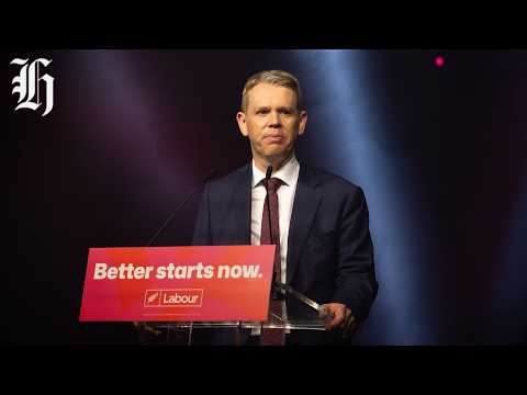 Thumbnail for NZ Herald Live: Chris Hipkins speaks to media