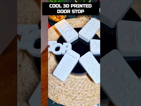 3D Printed Door Stops: Functional and Stylish Home Accessories #shorts #doorstop #3dprinted