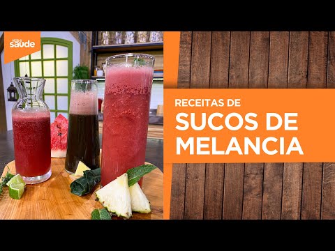 Vídeo: Suco de melancia: dúvidas e preparo natural