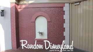 Disneyland Secret Mysterious Test Wall Myth : Plus, a Hidden Mickey!