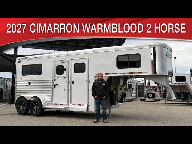 Preview image of 2024 Cimarron Norstar Warmblood 2 Horse Gooseneck youtube video