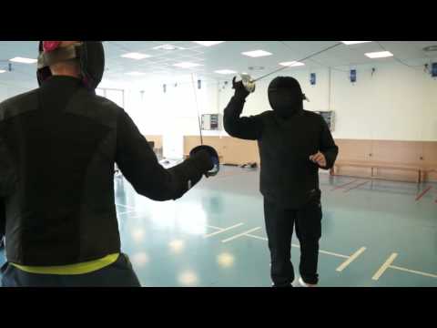 Sabre parry tierce feint riposte head flank